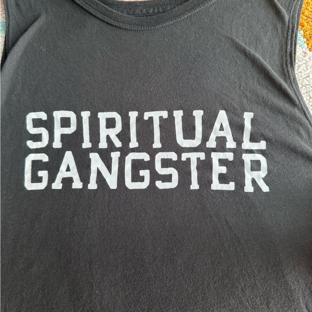 Spiritual Gangster Black Tank Top
